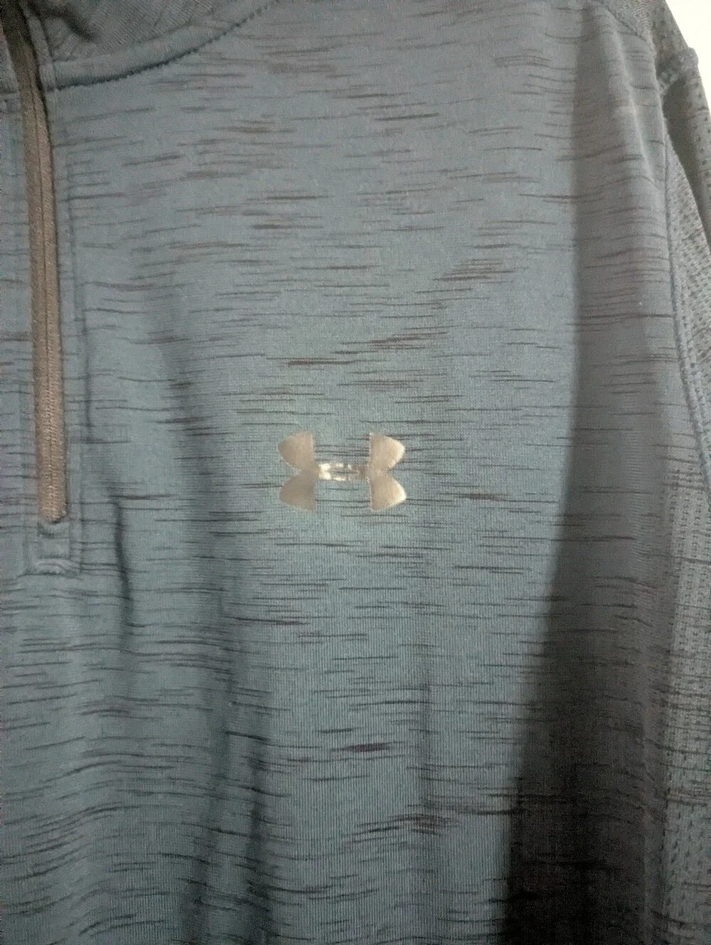 Under Armour Teal Quarter Zip Long Sleeve 2X - Picture 2 of 5
